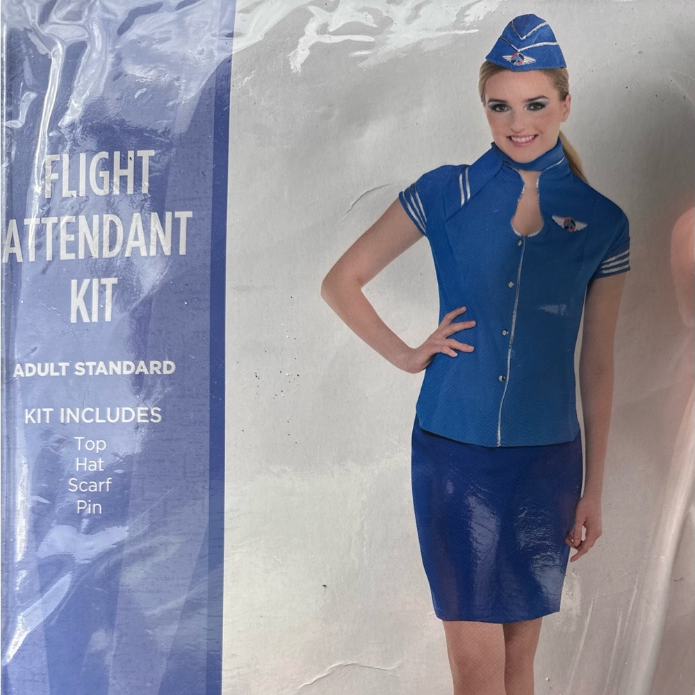 Flight Attendant costume kit NEW
